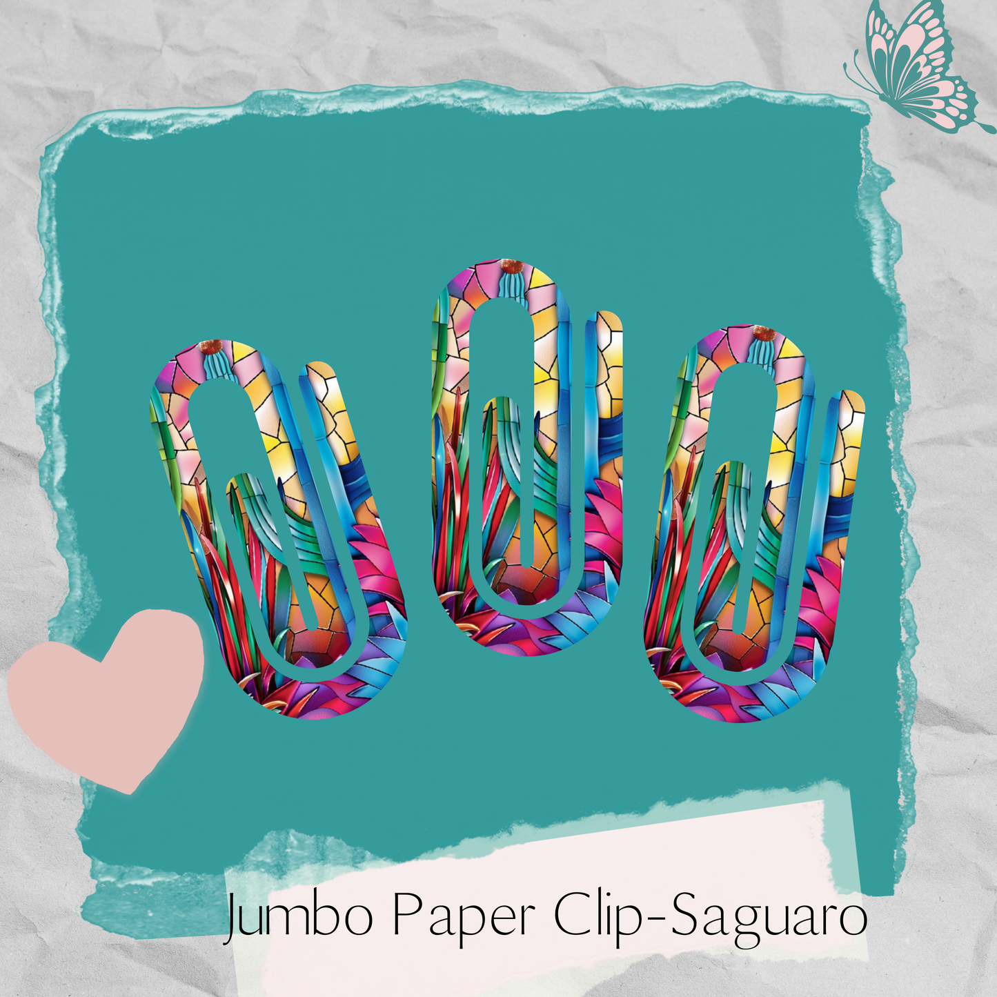 Jumbo Paperclips- Saguaro Desert