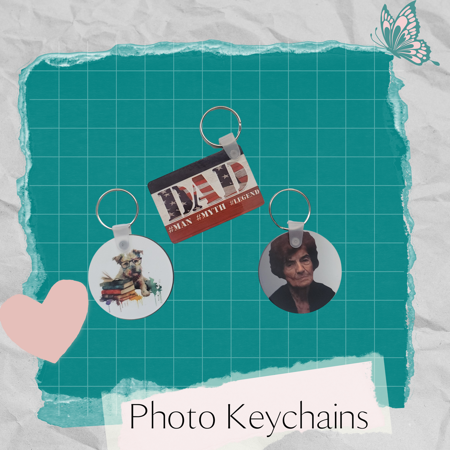 Photo Double-sided Keychain