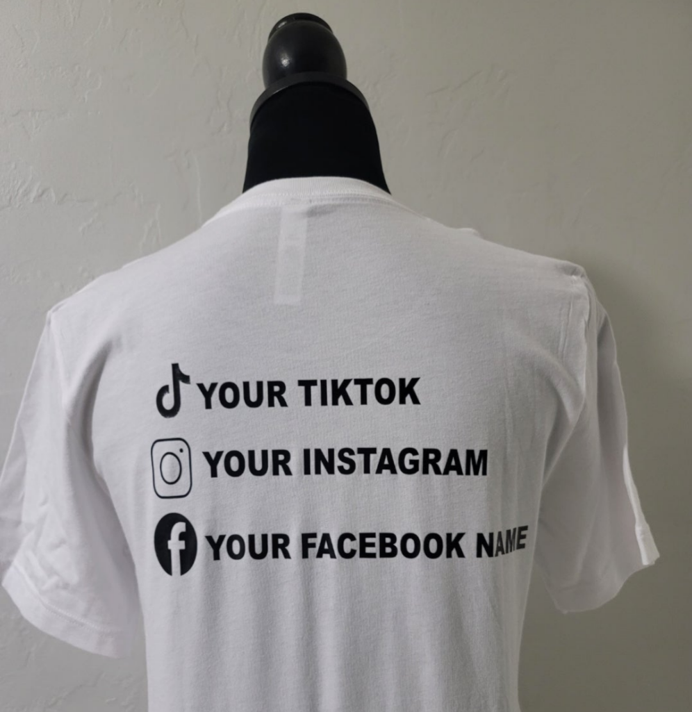 Social Media Promotional T-Shirt