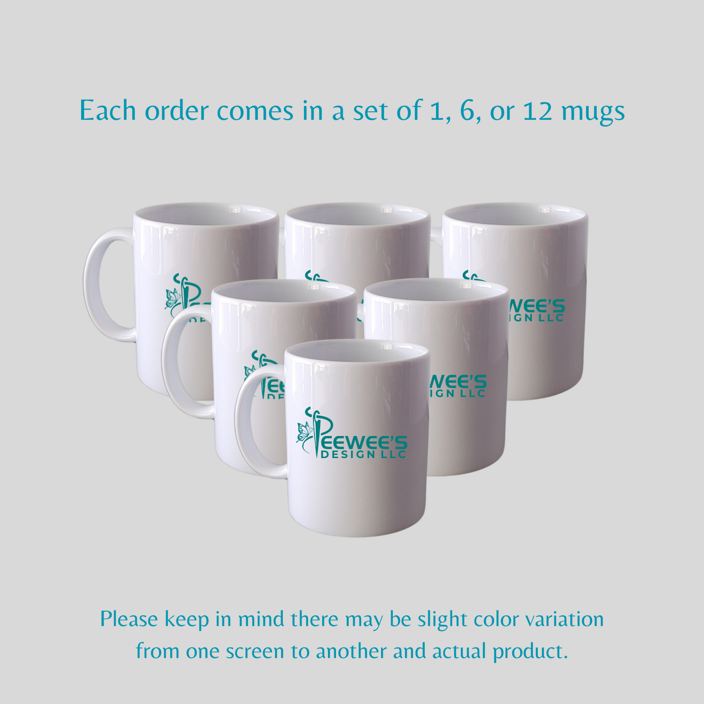11 oz Custom White Mugs